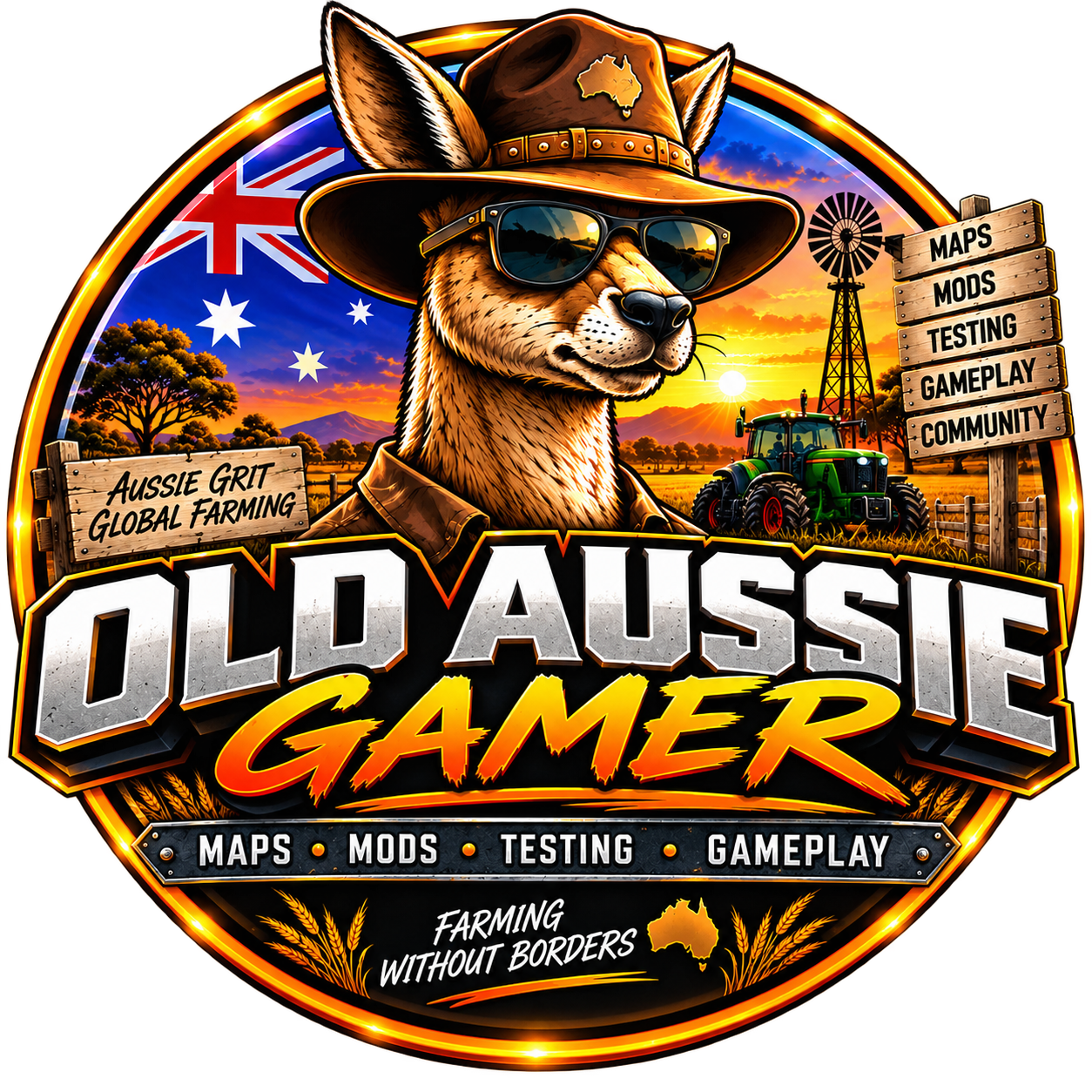 Old Aussie Gamer logo